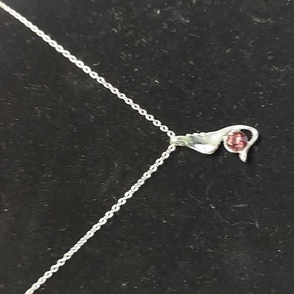 Angel Wing Purple Zirconia Set - Picture 3 of 8